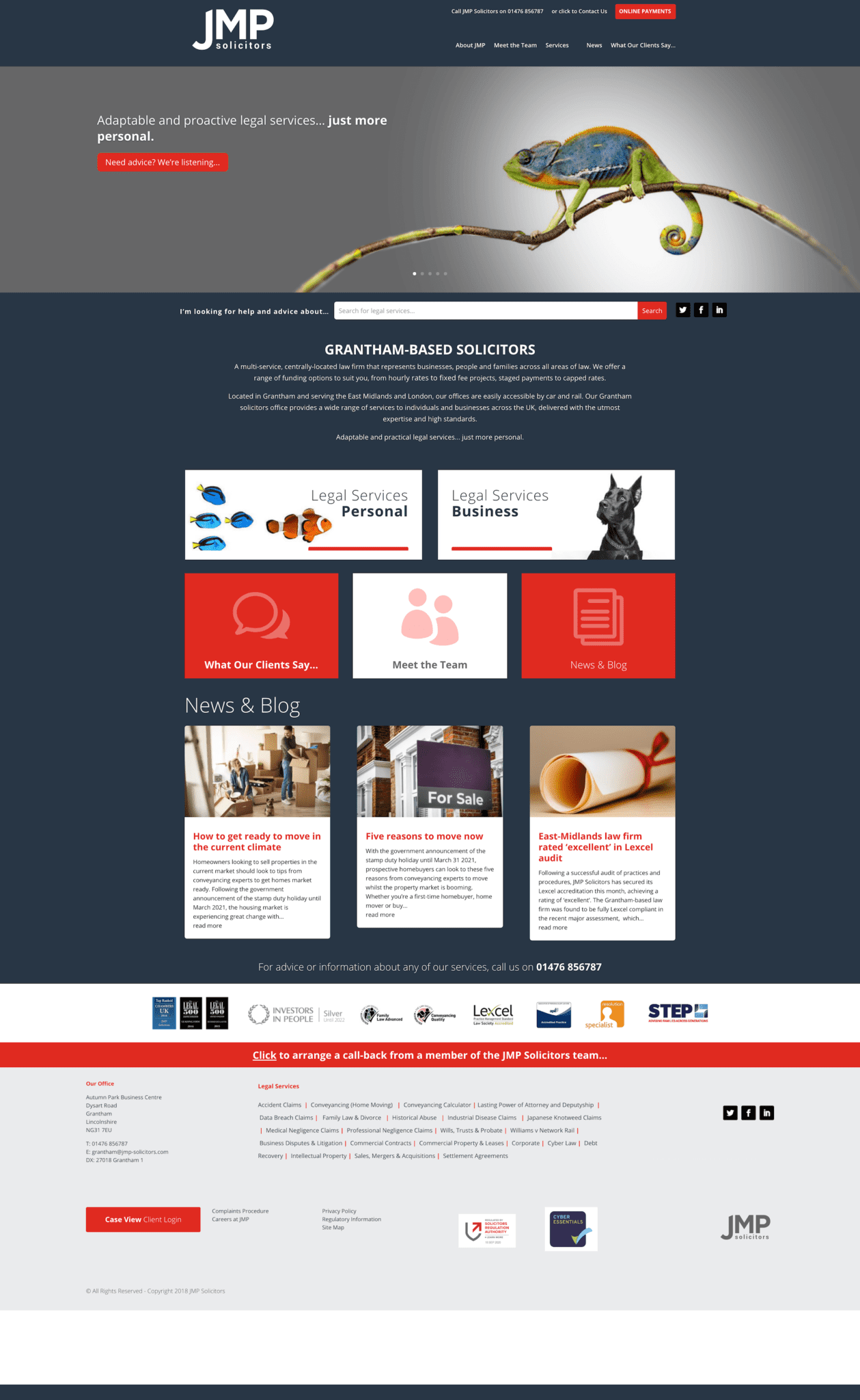 Interactive Website Desktop